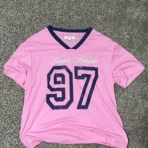 Pink jersey women’s.